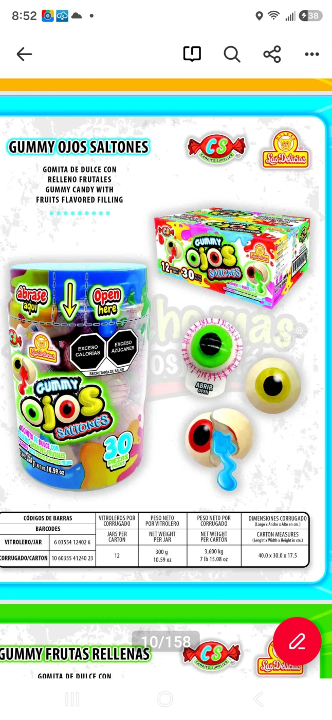 GUMMY OJOS SALTONES POMO