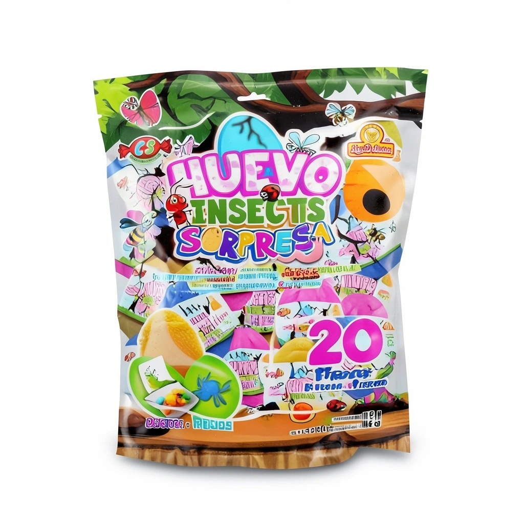 HUEVO SORPRESA INSECTOS CAJA