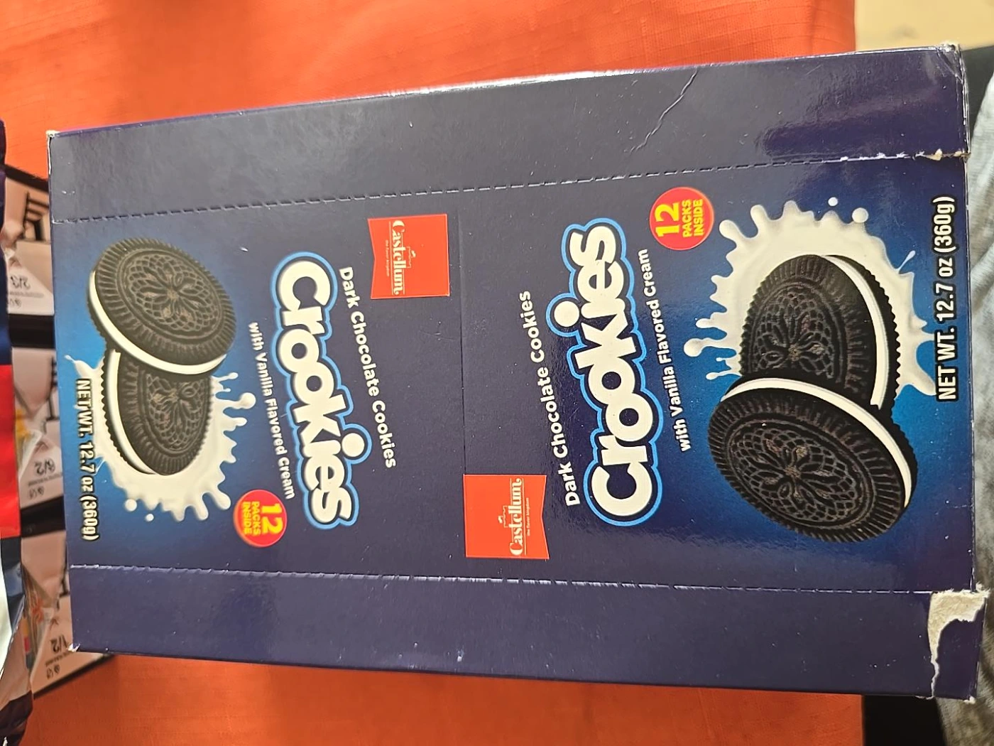 GALLETAS CROOKIES CASTELUM CAJA