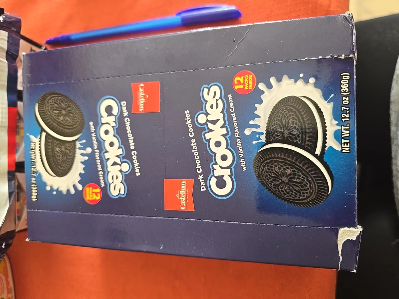 GALLETAS CROOKIES CASTELUM CAJITA