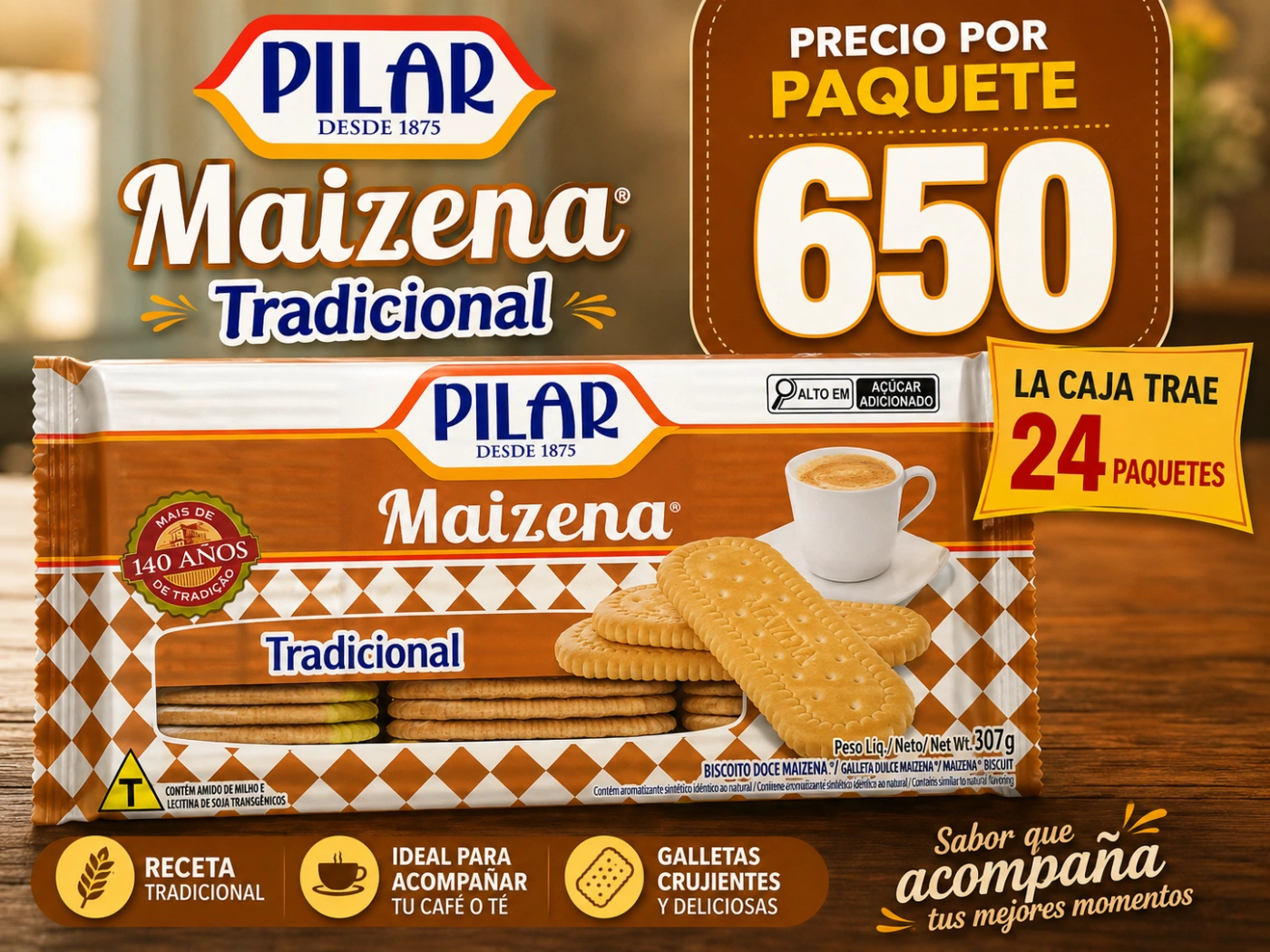 GALLETAS MAICENA PAQUETE