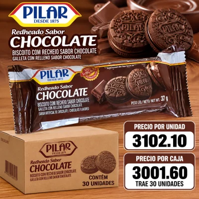 GALLETAS PILAR CHICA CHOCOLATE CAJA